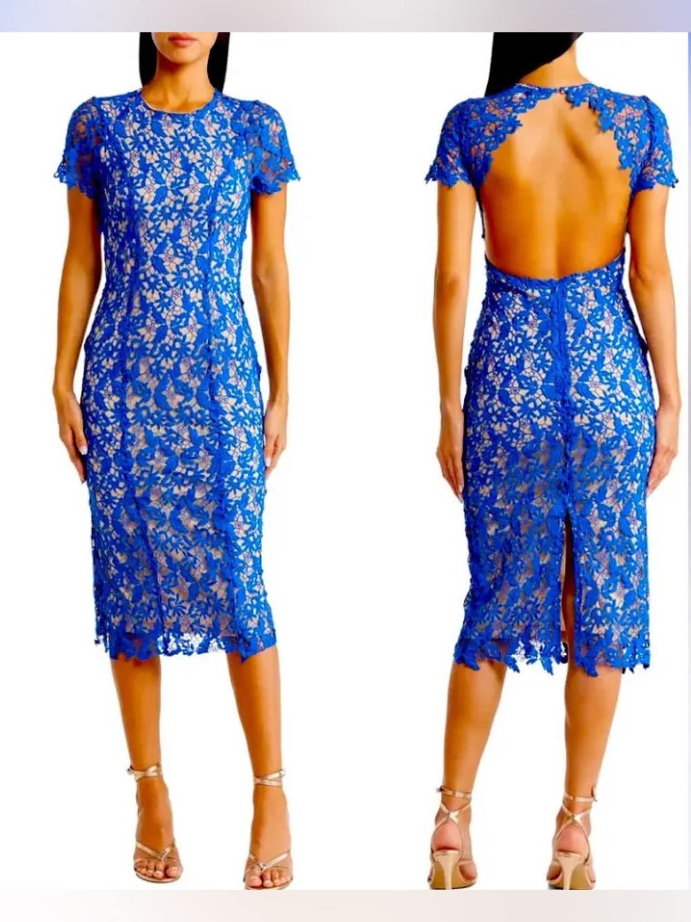 NWT NSR Black Lace Dress